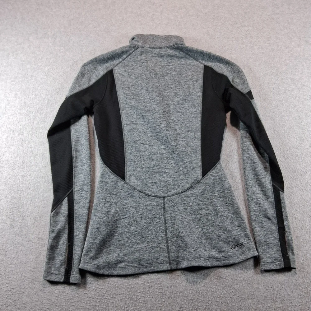 The North Face Pullover Womens XS Grey 1/4 Zip FlashDry Athletic Mesh 19912